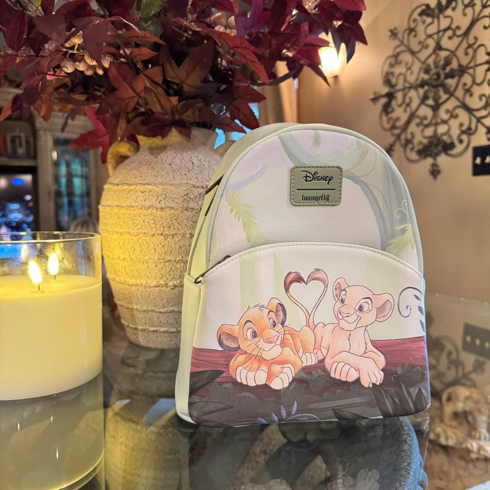 Disney Lion King Simba and Nala Heart Mini Backpack